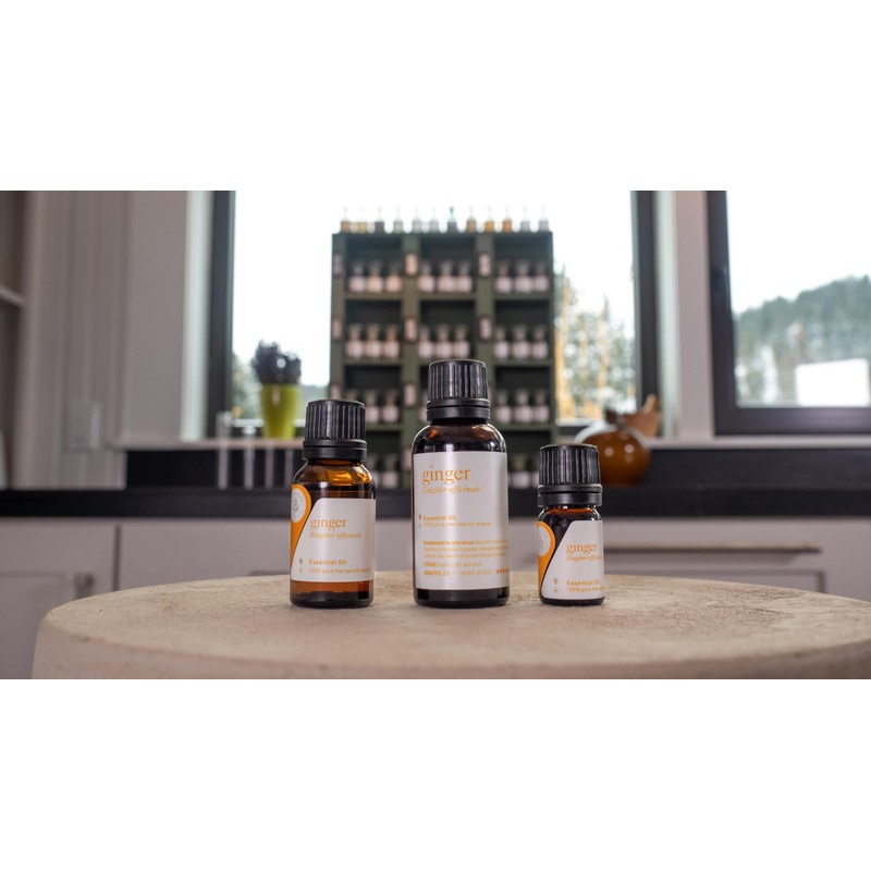 Aromatics International Premium Organic Ginger Essential Oil 5ml | 100%