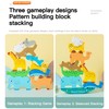 Shinse Building Blocks, Balance Game, Animals, Storage Bag Included, Cute,