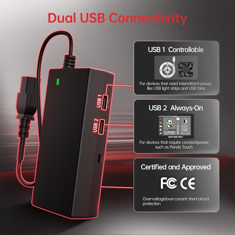 BIGTREETECH Panda PWR, Smart Power Controller for 3D Printers, Power