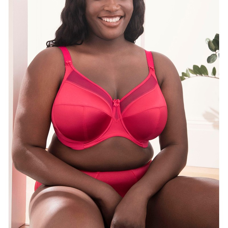 GODDESS Keira - Brasier con Aros para Mujer, Azalea, 34I