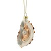 The Bridge Collection Beaded Oyster Ornament - Oyster Shell with
