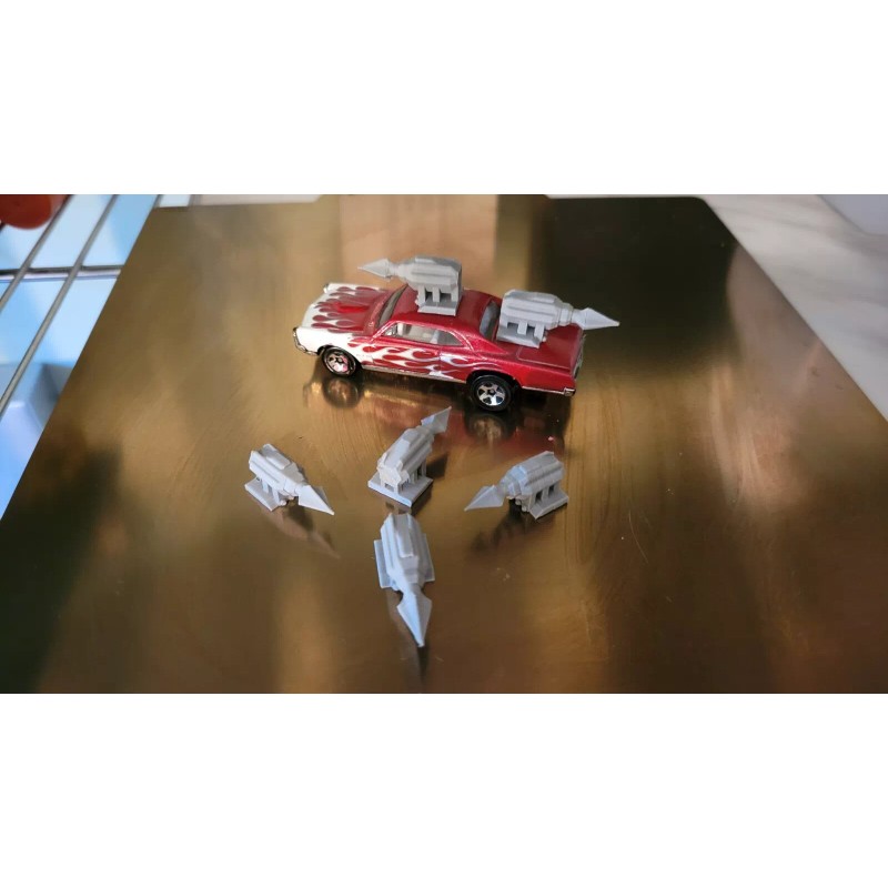 Hot Wheels Gasland, Mad Max Custom, Top Mount Harpoons 1/64