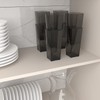 Goldmeet 20oz Unbreakable Plastic Drinking Glasses (Set of 8) -