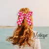 Jumbo Bow Clip with Tails Large Polka Dot Hairbow, 1