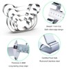 Teddy Bear Head Cookie Cutter Set Large - 5", 4",