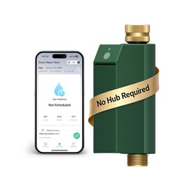 Smart WiFi Water Timer for Garden Hose with Flow Meter Control
