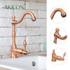Copper One-Handle Widespread Kitchen Bar Prep Faucet - Akicon -