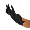 Nitrile Gloves, Box of 100 (S, Black) Disposable Gloves, Examination