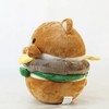 Hamburger Bear Plush 8 inches Soft Cute Design Cheese Burger