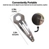 Silver Tactical Survival EDC Multi-Tool Hair Clip - Emergency Utility
