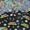 DazzJoy Glitter Confetti Table Decoration Birthday, Pack of 450 Happy Birthday Decoration Streamers Colourful, Star Confetti Birthday for Woman Man Girl Boy Birthday Decoration Table Confetti