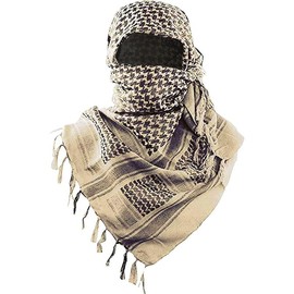 Desert Scarf / Cotton Scarf Wrap for Men And Women Men's scarves Desert scarves - Color: beige