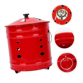 Angoily 1pc Sticks Incinerator Yuanbao and Cage Funeral Log Professional Documents Ash Bin Park Leaf Small Patio for Burner Furnace Debris Ashtray with Paper Practical