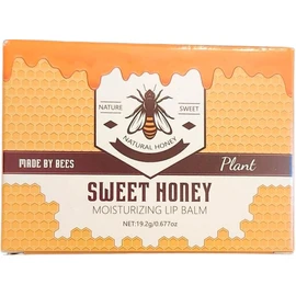Sweet Honey Bálsamo labial hidratante, 0.67 onzas, paquete de 6: Cereza, Aceite de Argón, Menta, Violeta, Naranja y Melocotón