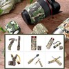 Favuit Camo Wrap Tape, 6 Roll Military Camouflage Stretch Form