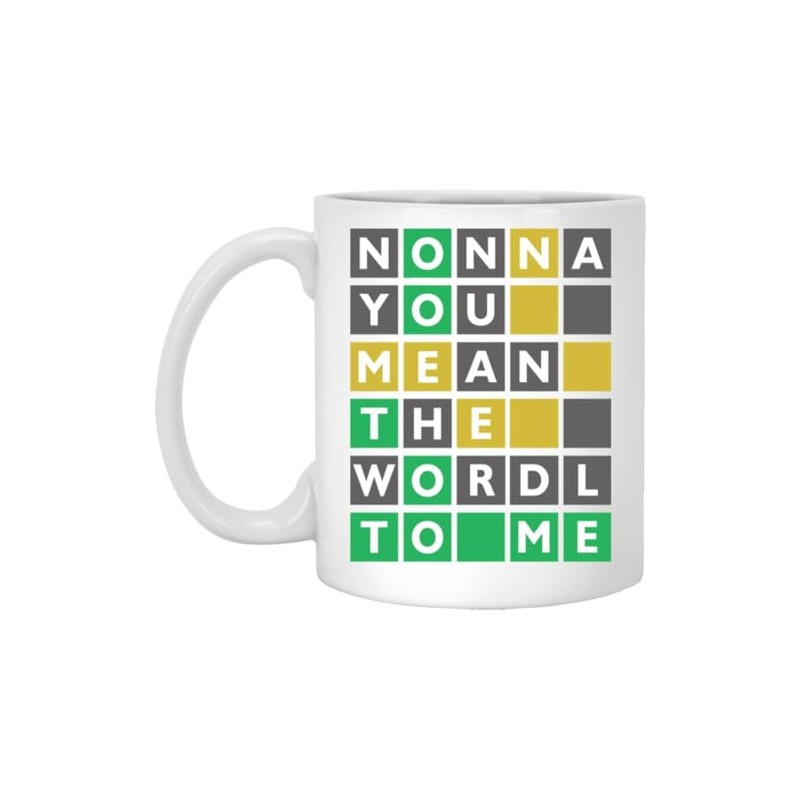 Nonna You Mean The Wordle To Me Mug - Wordle