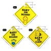 6 Pack Baby on Board Sign for Car,Lion Giraffe Baby
