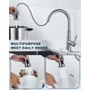 ALEASHA Pull Down Spray Head for Kitchen Faucet,3-Function Sink Spray