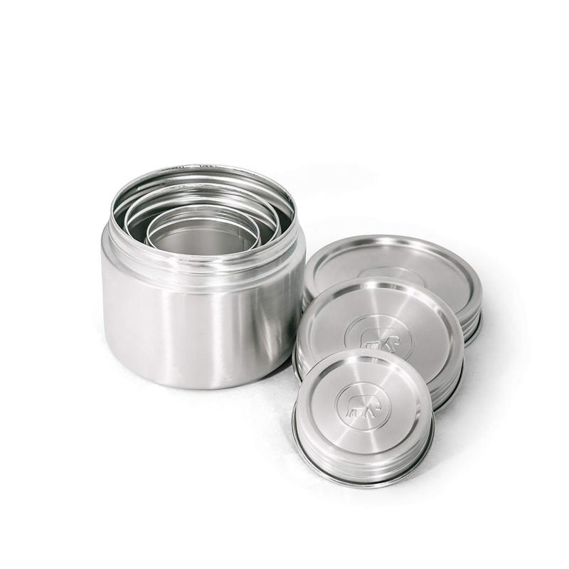 Elephant Box Leakproof Food Canister Trio | Stainless Steel Food