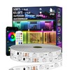 httpsmp 50FT Outdoor LED Strip Light Waterproof,IP68 Outside RGB+IC Light