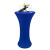 Nacuci 24x43 Inch Round Fitted Cocktail Table Cover Royal Blue