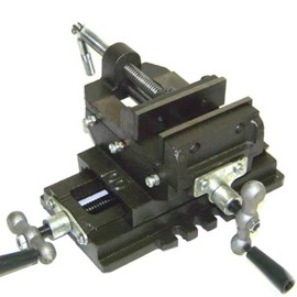 4" Cross Sliding Drill Press Vise Slide Vice Heavy Duty Machine Shop Tools