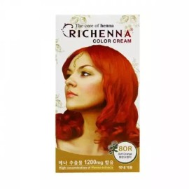 TBZ BTM 염색약 리체나 칼라크림 밝은오렌지 80R TBZ BTM Dye Licheana Color Cream Bright Orange 80R