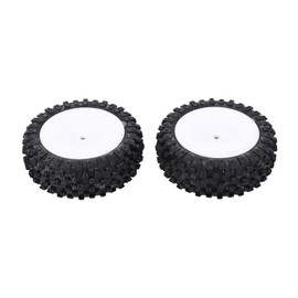 2pcs RC Car Front Tyre 12mm Hex Wheel RC Car Original Replacement Parts for Wltoys 124008 RC Car