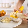 Banana Slicer, PP+Stainless Steel Fruit Vegetable Salad Peeler Kitchen Tool