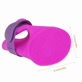 Fdit 4 Pares De Zapatos para Perros, Botas Antideslizantes E Impermeables De Silicona para Perros, para El Invierno Nevado Y El Verano Caluroso, para 