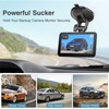 Gonifeto Backup Camera Monitor Mount,(7/9in)Large Rear View Camera Screen Mounting