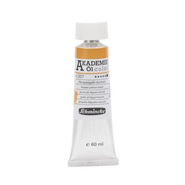 Schmincke Akademie® Oil Colour, Fine Artist Oil Paints, Naples Yellow Dark, 41 207 011, 60 ml Tube, Highly Lightfast, Oil Painting