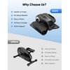 Under Desk Elliptical Machine for Senior, Quiet Motorized Leg Exerciser