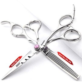 5.5/6/6.5 inch sharonds Hair Salon, Professional Hairdresser, Scissors Hairstylist, Professional Hairstyle Tool, Scissors Set (6 inches, 2 Pieces)