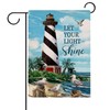 Dyrenson Let Your Light Shine Summer Beach Coastal Lighthouse Decorative