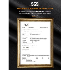 FIORETTO Womens Chrome-free Leather Gloves Warm Renewable Fleece Lined Touchscreen Sheepskin Winter Gloves for Driving Black Medium