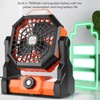 Outdoor Portable Fan Stepless Speed Control High Wind Fan Camping