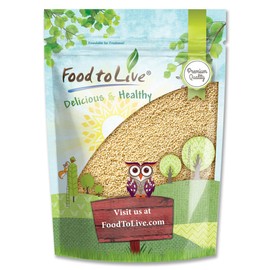 Food to Live Amaranth Grain, 1.5 Pounds - 100% Whole Seeds, Vegan, Kosher, Bulk. Sweet, Nutty Flavor. Rich in Protein, Calcium. Great Alternative to Rice or Quinoa. Great for Cereal, Salads, Soups