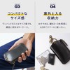 MURA Men's Key Case, Genuine Leather, Italian Leather, Compatible with