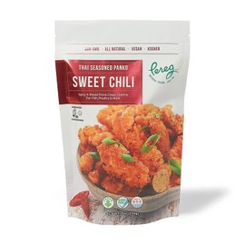 Panko Japanese Style Toasted Bread Crumbs (9 Oz x 6 Pack) - Thai Sweet Chilli Flavor - Seasoned & Flavored Bread Crumbs - Add crunch & Crispiness To Your Recipes