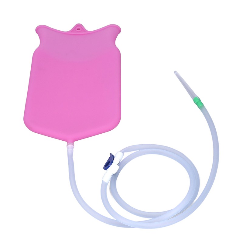 Silicone Enema Bag Kit Intestinal Cleansing Enema Douche Combination Set