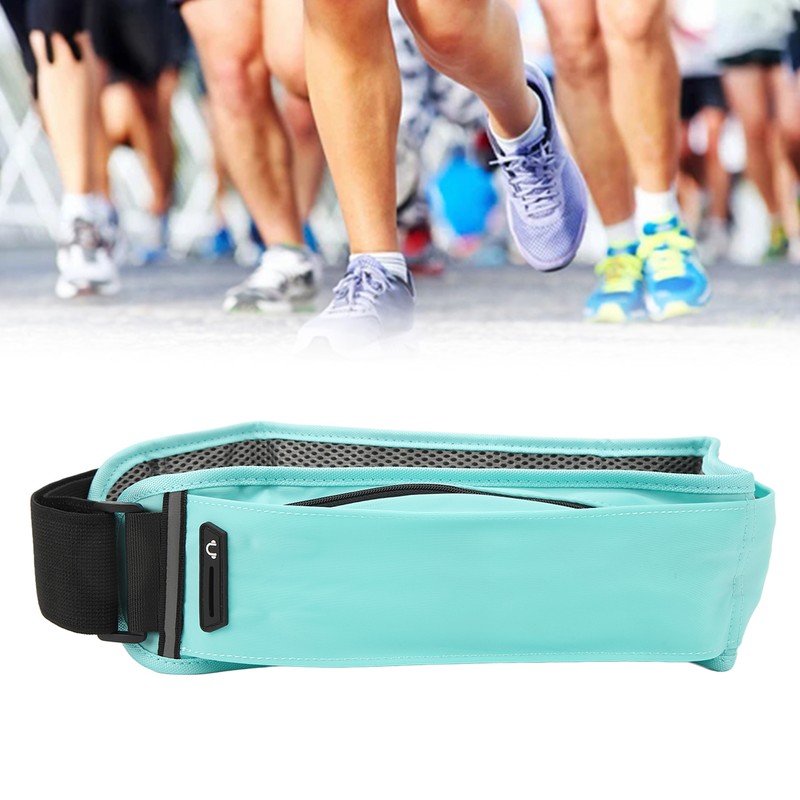 Running Waist Bag Multi Independent Pockets Elastic Breathable Thin Light
