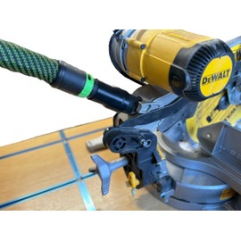 Hose Adapter for DeWalt Miter Saws - DWS713 DWS715 DW716 DWS716 DWS779 DWS780 DCS781B DHS790 - Made In USA (D27/32 Hose)