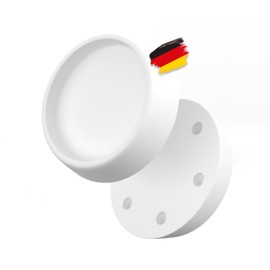 BAUHELD® Vibration Damper Washing Machine [Pack of 4] - Robust Rubber Feet Made of Soft PVC [Made in Germany] - Vibration Damper Suitable for Miele Midea Siemens Bosch Haier Beko AEG - White