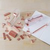 KIDMEN Rosegold Desk Accessory Kit,Set of Stapler, Staple Remover,1000pcs Staples,Tape
