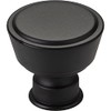 Ormonde Knob 1 3/8 Inch Flat Black