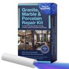 Granite, Marble & Porcelain Repair Kit (Clear, Black & Acrylic)