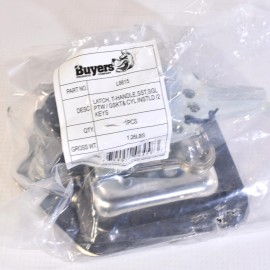 Buyers Products L8815 T-Handle Latch, SST, SGL Pt With Gasket & keys