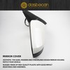 Dasbecan Right Passenger Side Mirror White Compatible with 2014-2022 Toyota