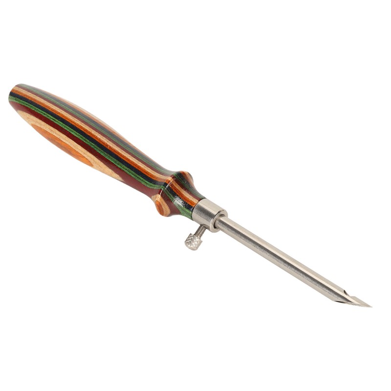 7pcs Wooden Embroidery Pen Punch Needle Set Adjustable Length DIY